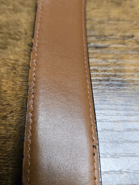 Dior Black Leather Men's Belt with Gold Buckle - Picture 10 of 16